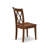 3 Piece Dining Table Set Includes 1 Dining Room Table and 2 Mahogany Wooden Chairs with Double X-Back - Mahogany Finish-491806262-491806257-491806263