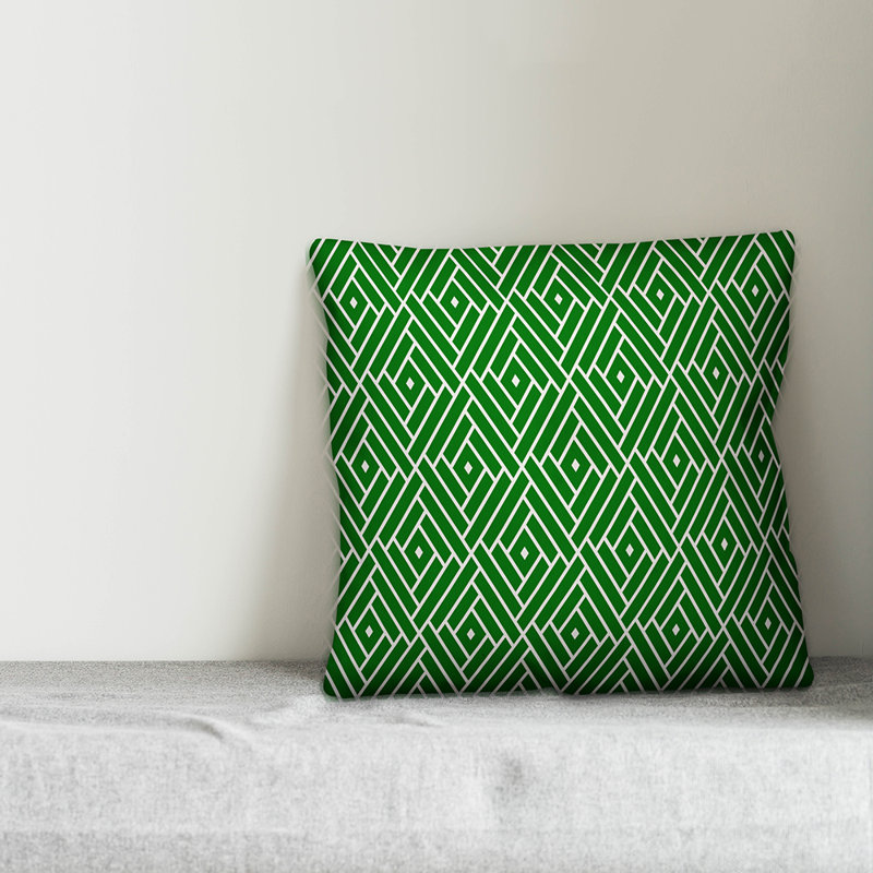 Geometric Reversible Throw Pillow