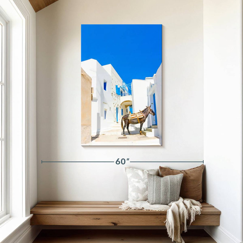 Aime Mule In Langadas, 45" H x 30" W