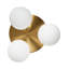 MAVILLA 3 - Light Brass Geometric Pendant