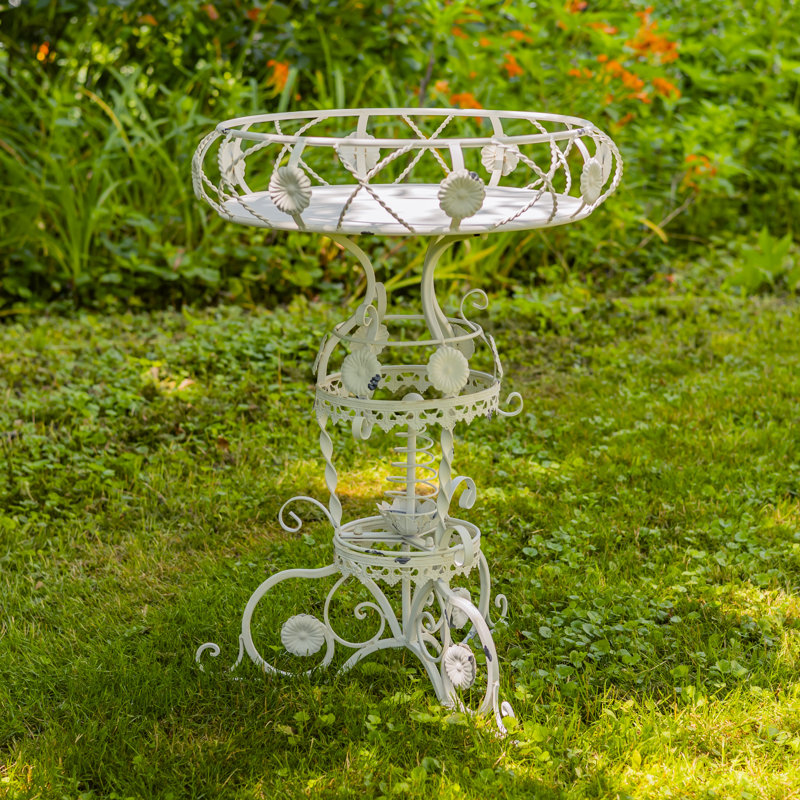 Zaer SA Support pour plante "Copenhagen 1843", Blanc antique