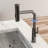 4 Spray Modes Gunmetal Black Faucet, 360 Pull - Down Feature, Splash Functionality, Ceramic Cartridge, Installation Guide, 1.57 Inches Spout Width Kitchen Faucet In Stainless Steel, For Multiple-2130815122