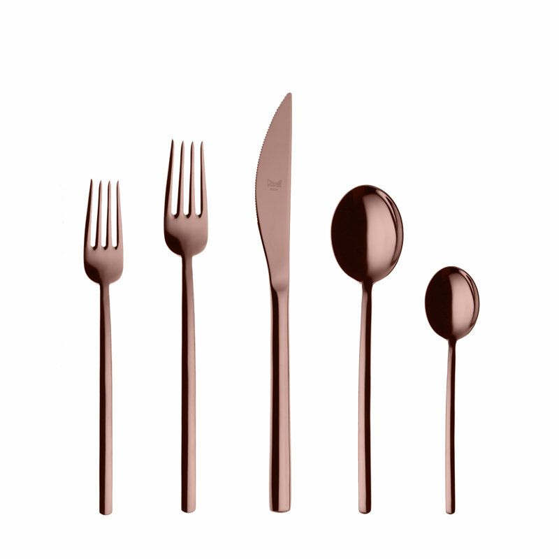 Ensemble de couverts raison - 5 pièces, Bronze