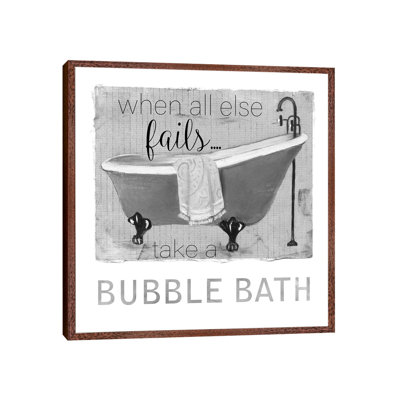 Neutral Bubble Bath by Carol Robinson - Print on Canvas