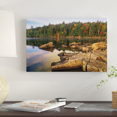«Eagle Lake, Acadia National Park, Maine» par Tim Fitzharris - reproduction d'art sur toile tendue sur châssis