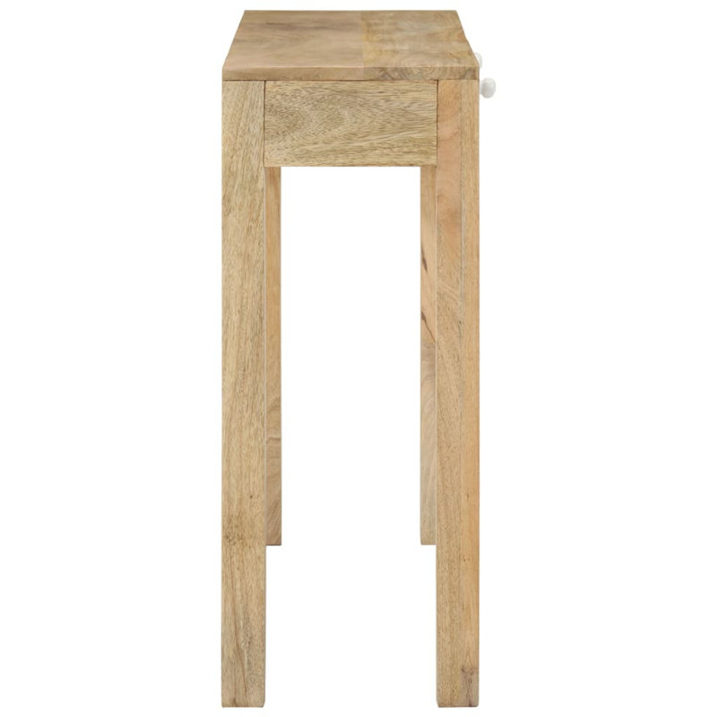 Nettey Console Table Solid Bleached Wood Mango