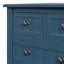 Console étroite, canapé mince avec trois tiroirs de rangement et tablette inférieure (bleu marine)-290366528-290366529-290366530