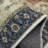Anti Slip Low Profile Vintage Multicolor Design Canvas Backing Runner Rug-987853995