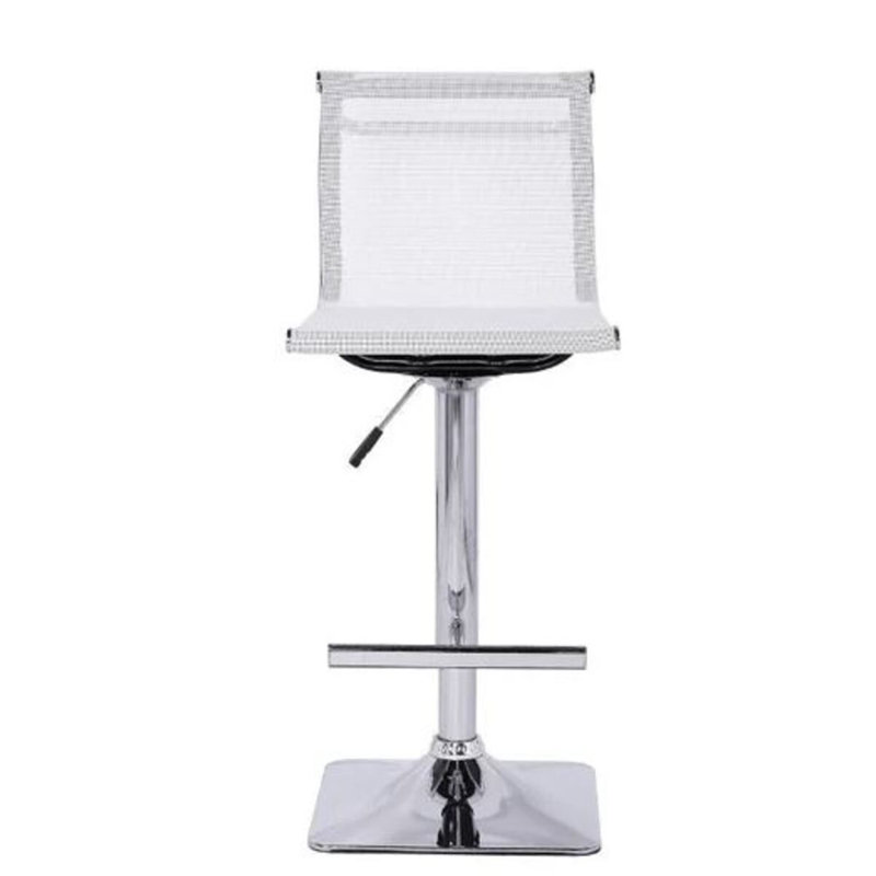 Veolla Adjustable Mesh Stool, White