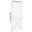 Porte coulissante avec quincaillerie Vidaxl-112703808-112703811