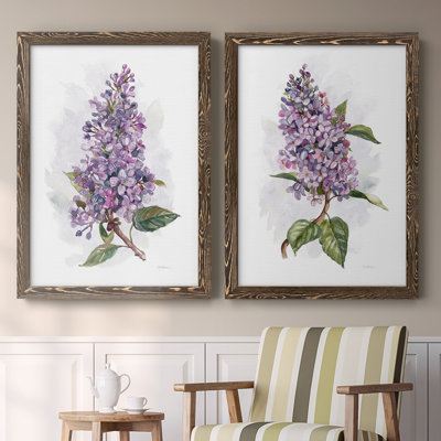 Awash In Lilac I - impression sur toile encadrée 2 pièces