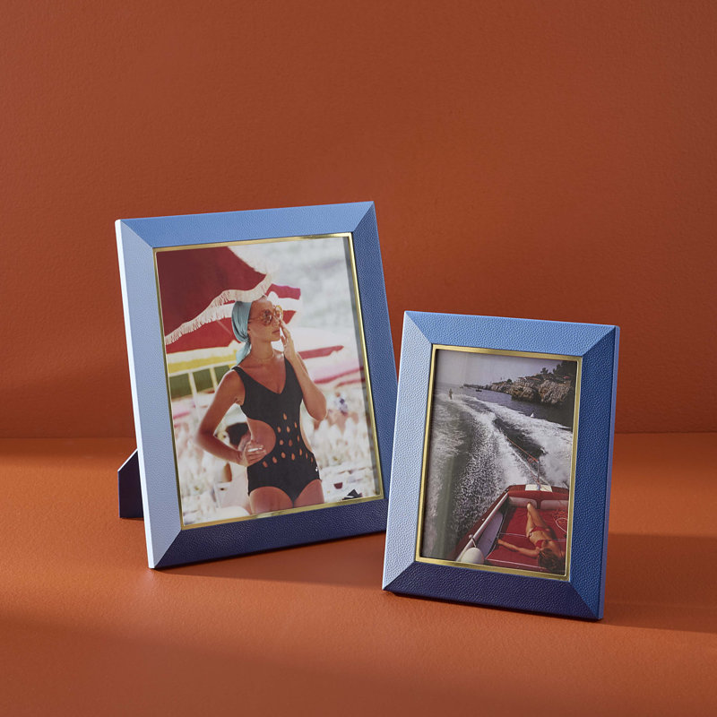 Perimeter Leather Picture Frame
