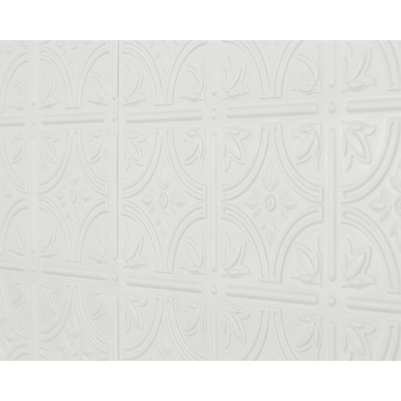 Panneau mural 3D 18,5 po x 24,3 po, Blanc