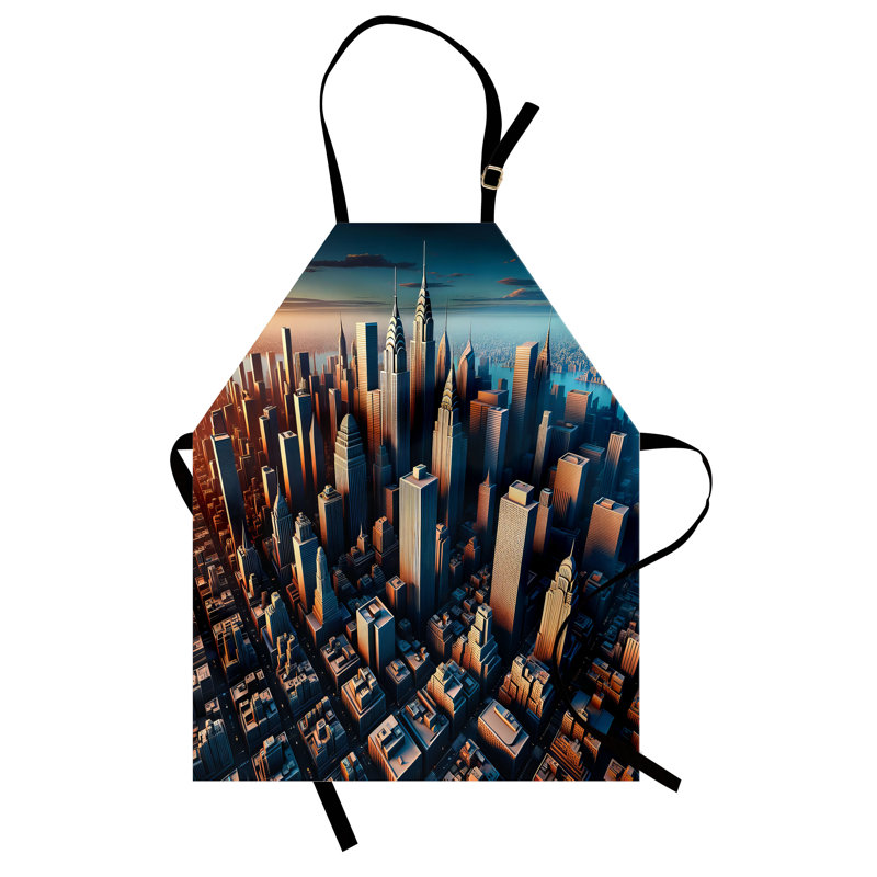 No Pattern Bib Apron
