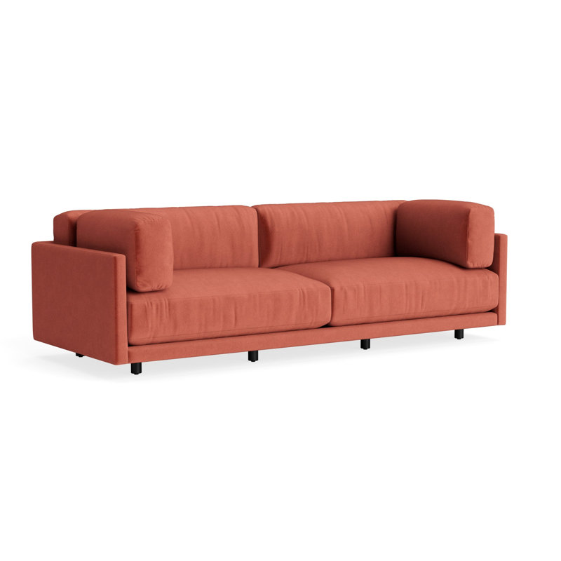 MTO - Sunday Sofa, Tomato Velvet