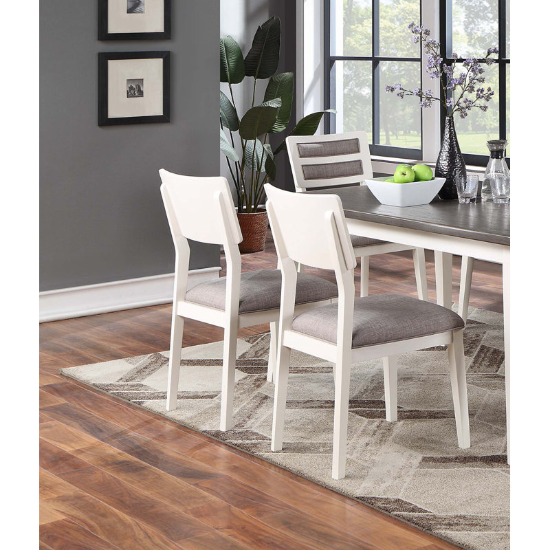 Chaises de salle à manger de style Mid-Century, chaises d'appoint, Blanc