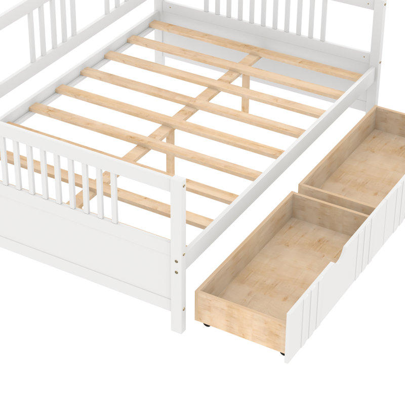 Lit de jour double, Blanc