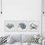 Lage bleu-gris-bleu triptyque-62252087