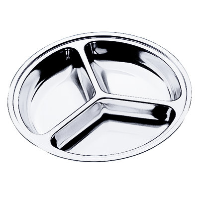 Stainless Steel Divided Serving Dish