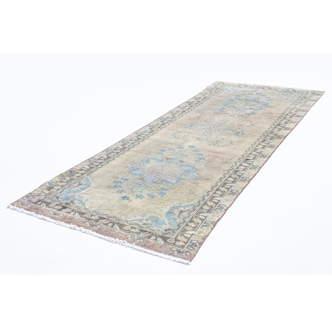 Hand Knotted Wool Beige Indoor/Outdoor Rug
