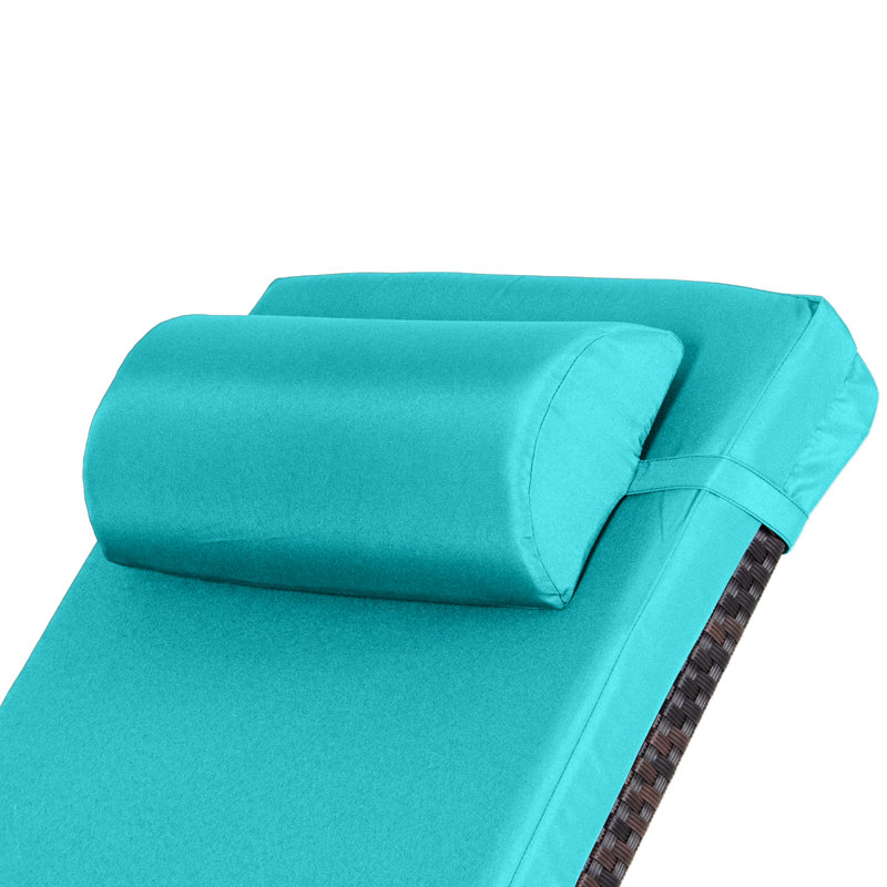 Outdoor Chaise Lounge Chair With Adjustable Backrests Cushions And 2 Foldable Side Tables Weather Resistant Patio Recliner Set For Poolside Garden Or Balcony(Set Of 4)