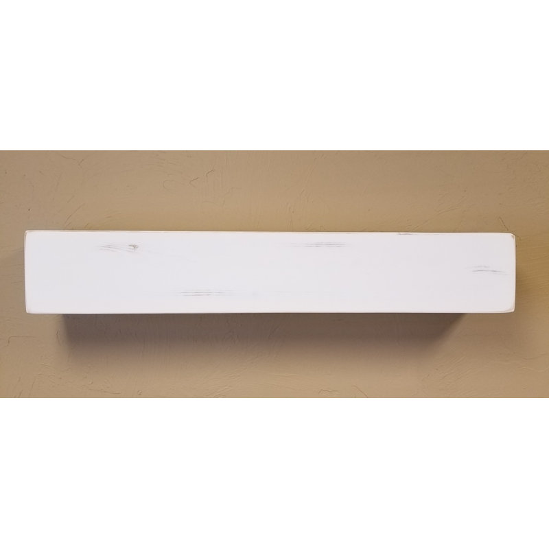 Marren Cedar Solid Wood Floating Shelf, 5.5" H x 30" W x 5.5" D
