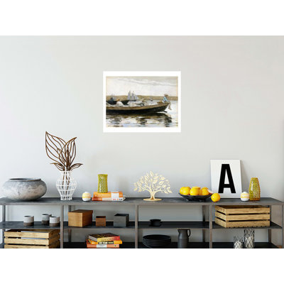«Garçons dans un dory» par Winslow Homer - Impression giclée