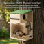 Large Squirrel Houses for Outside, Squirrels Nesting Box with Platform, Solid Wood Squirrel Box, Backyard Squirrel House Squirrels Feeders for Outside