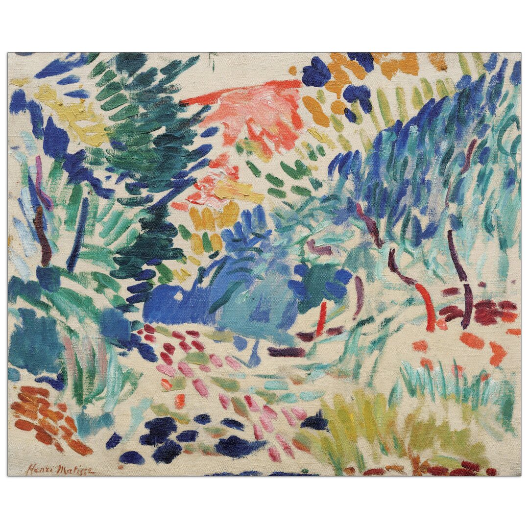 Wandbild Landscape At Collioure von Matisse, Kunstdruck