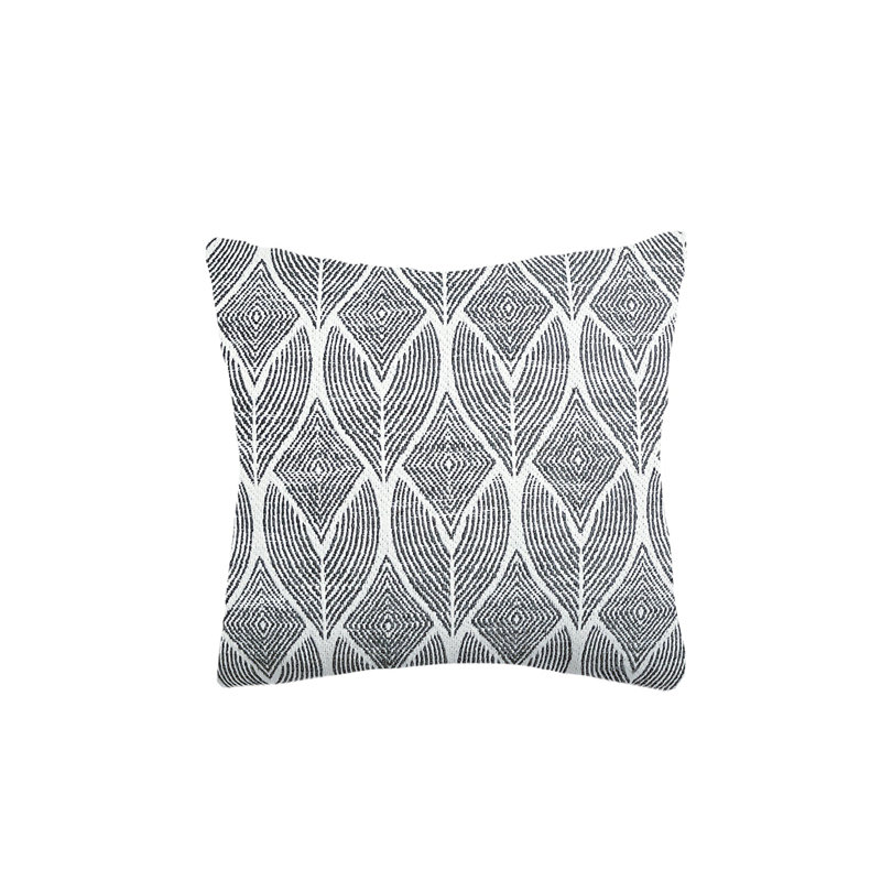 Square Indoor/Outdoor Pillow Cover & Insert, Black, 24" x 24"