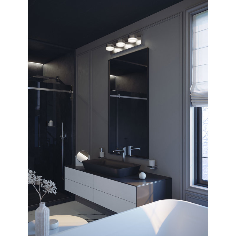 Emma 24'' LED Vanity Light, Satin Nickel