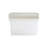Wham Clip 3x 7L Rectangular Plastic Storage Boxes with Secure Clip Lock Lids. L:39 x W:24 x H:10.5cm Clear/Green Milieu/Stone-107097806