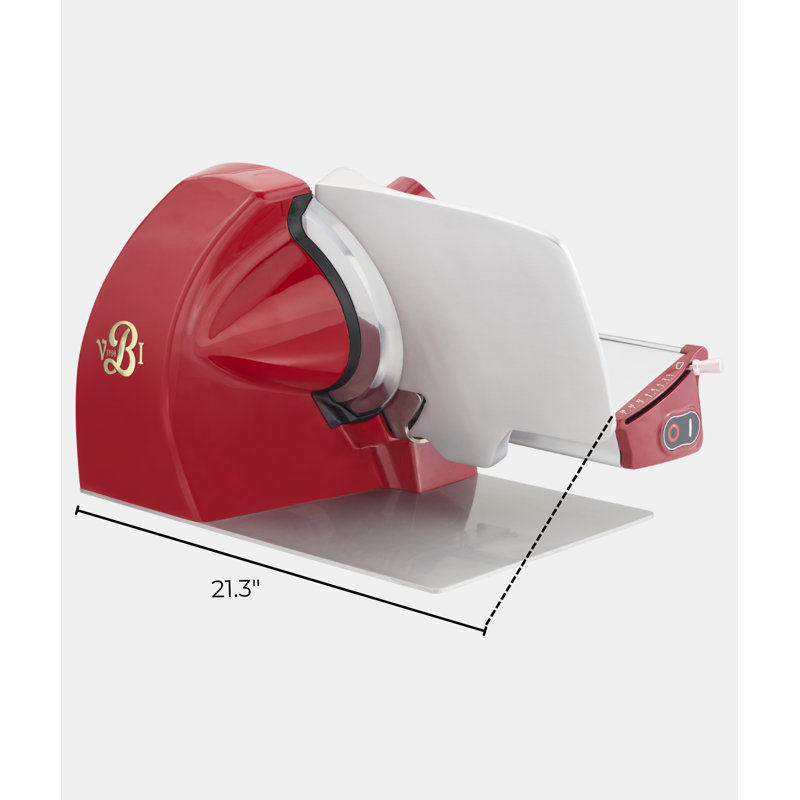 Trancheuse électrique VBI Milano 1898 Home Line Plus 250, Rouge