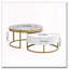 Table basse gigogne moderne avec tiroirs Modern
