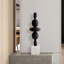 Noir, blanc, objet décoratif moderne en bois massif
