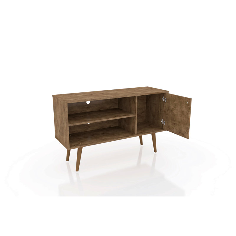 Meuble télé Liberty, Brun rustique / imprimé 3D brun