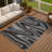 Machine Washable Indoor/Outdoor Chantille ACN2493 Abstract Rug-63867885-63867884