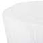 Table antique en béton blanc antique, style arbre, attrait moderne, bureau de H 14,25 po x P 18,05 po, réplique, blanc