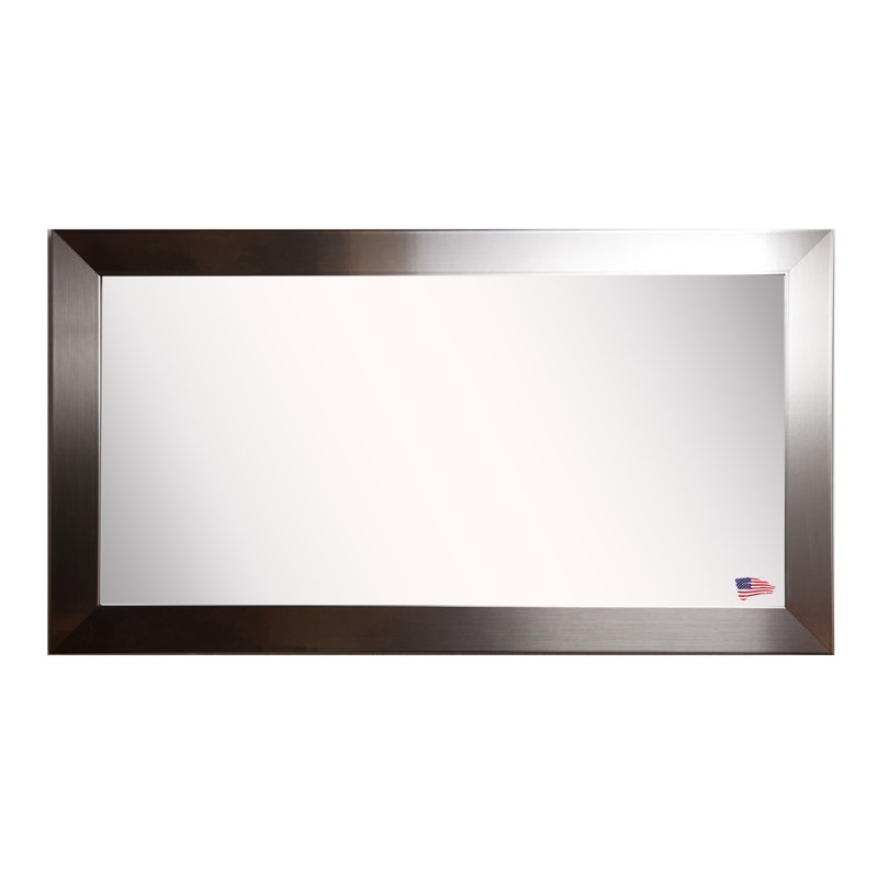 Ellery Wood Flat Wall Mirror, 68.5" H x 33.5" W