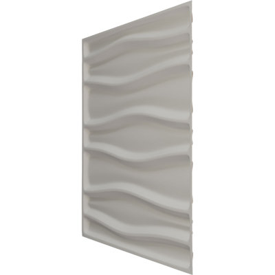 19 5/8"W x 19 5/8"H Arlington EnduraWall Decorative 3D Wall Panel, Universal Aged Metallic (Covers 2.67 Sq. Ft.)