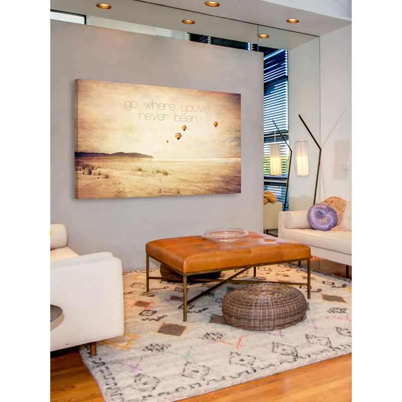 Go Where You've Never Been by Sylvia Cook - Wrapped Canvas Print, 30cm H x 46cm W x 4cm D