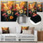 Fleurs sauvages dans des tons pastels impressionnistes II - Art mural en métal fleurs sauvages-580721938