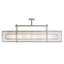 Luminaire suspendu carré / rectangulaire unique à 6 lumières Nelson