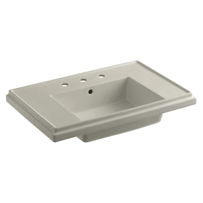 Tresham Ceramic 30" Fireclay Bathroom Sink with Overflow