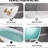 65" Freestanding Soaking Bathtub In Matte White - To Cracking, Spacious Interior Thermal Insulation, Long Lasting Finish
