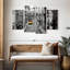 Reproduction d'art sur toile jaune-1807122574