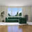 116.10'' Green Polyester L-Shaped Modular Sofa Bed-538628454