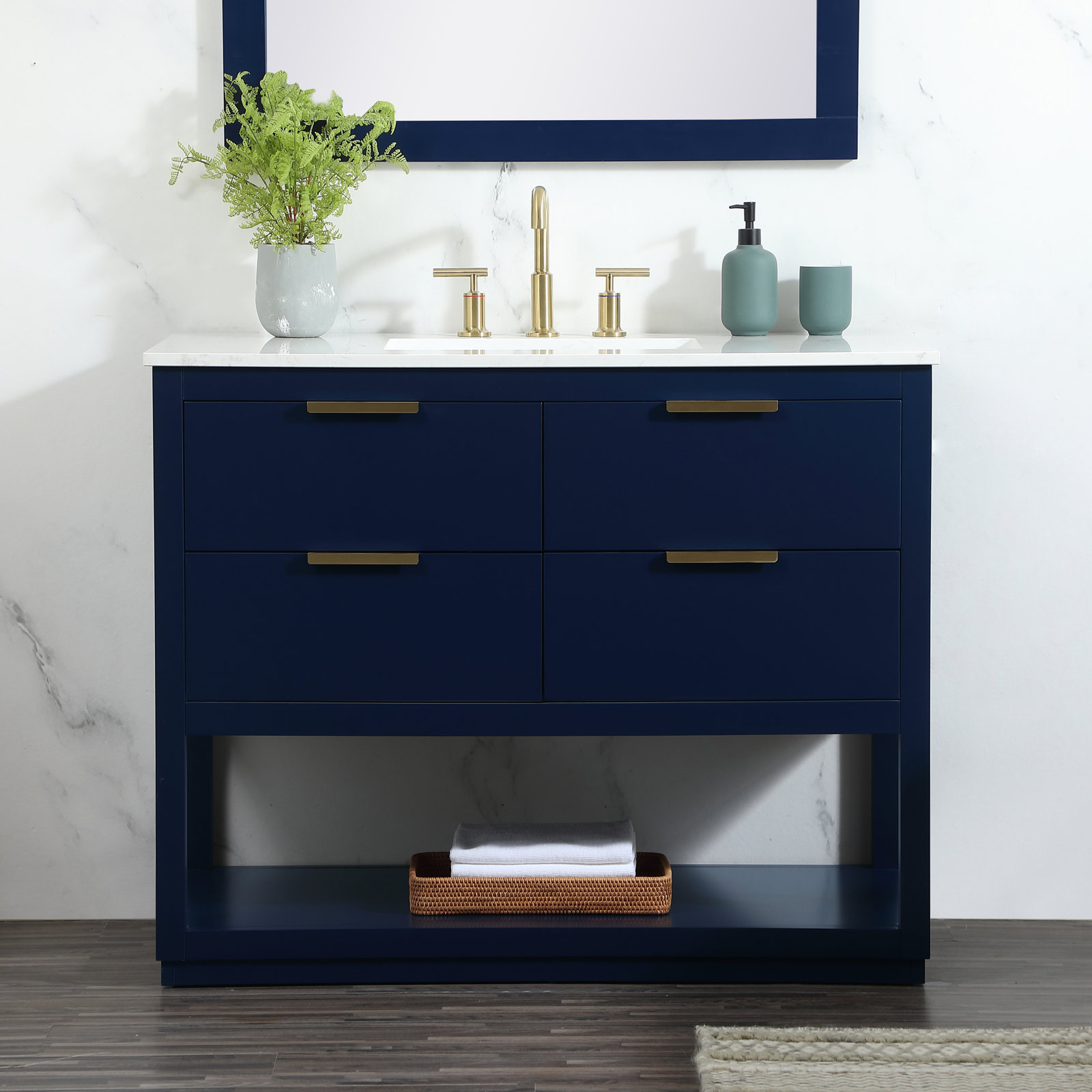 Felicity 42'' Single Bathroom Vanity, Blue