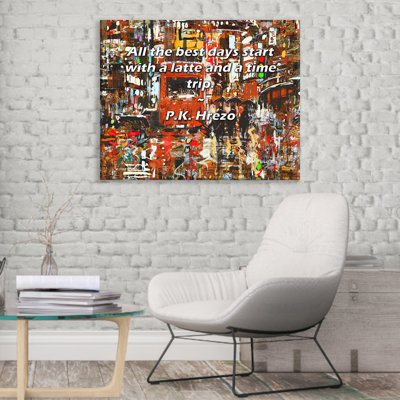 Astoria Grand Gallery Wrapped Canvas By MyAnna Buring: "It’s nothing sinister but my private life bel