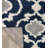 Gertz Shag Navy/Gray/Ivory Area Rug-896673322